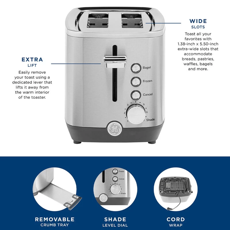 GE 2-Slice Toaster 7 GE 2-Slice Toaster - Image 5