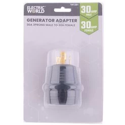 Electric World 30 Amp 3-Prong To 30 Amp Generator Adapter 7 Electric World 30 Amp 3-Prong To 30 Amp Generator Adapter -RV Camping Store Sale 141381 3