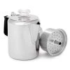 GSI Outdoors Glacier 9-Cup Stainless Steel Percolator W/ Silicone Handle, 65209 -RV Camping Store Sale 203487 1