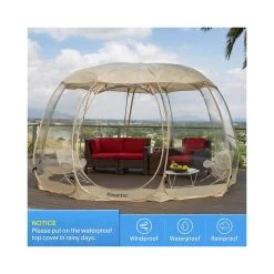 Alvantor Clear Pop-Up Bubble Tent, 15' X 15' -RV Camping Store Sale 365335 3