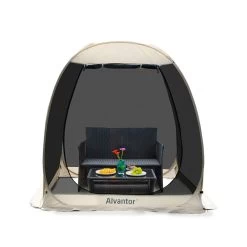 Leedor Pop-Up Screen House Tent, 6' X 6', Beige -RV Camping Store Sale 365336 2