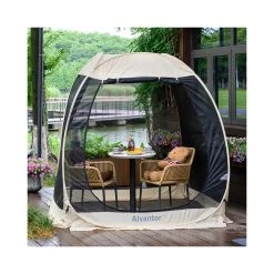 Leedor Pop-Up Screen House Tent, 6' X 6', Beige -RV Camping Store Sale 365336 6