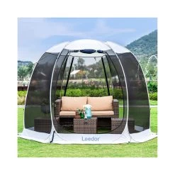 Leedor Pop-Up Screen House Tent, 10' X 10', Gray -RV Camping Store Sale 365339 5