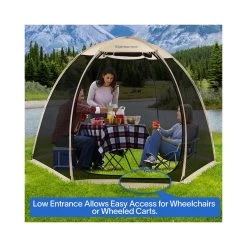 Eighteentek Pop-Up Screen House Tent, 10' X 10', Beige -RV Camping Store Sale 365346 7