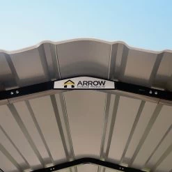 ShelterLogic Arrow Carport, 10'W X 24'L X 9'H -RV Camping Store Sale 381351 EGGSHELL 4