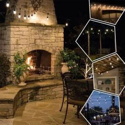 Enbrighten Classic LED Cafe String Lights, 24' -RV Camping Store Sale 382259 7