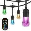 Enbrighten Vintage Seasons LED Color-Changing Cafe String Lights, 48' -RV Camping Store Sale 382273 1