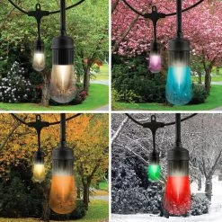 Enbrighten Vintage Seasons LED Color-Changing Cafe String Lights, 24' 13 Enbrighten Vintage Seasons LED Color-Changing Cafe String Lights, 24' -RV Camping Store Sale 382274 10