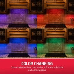 Energizer Battery-Operated Color-Changing LED Puck Light With Remote, 3-Pack -RV Camping Store Sale 382286 6