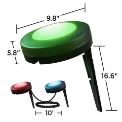 Enbrighten Seasons LED Color-Changing Landscape Lights, 110', 12-Pack -RV Camping Store Sale 382292 2