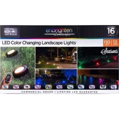 Enbrighten Seasons LED Color-Changing Landscape Lights, 110', 12-Pack -RV Camping Store Sale 382292 4