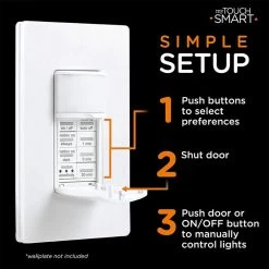 MyTouchSmart SimpleSet In-Wall Digital Timer -RV Camping Store Sale 382294 4