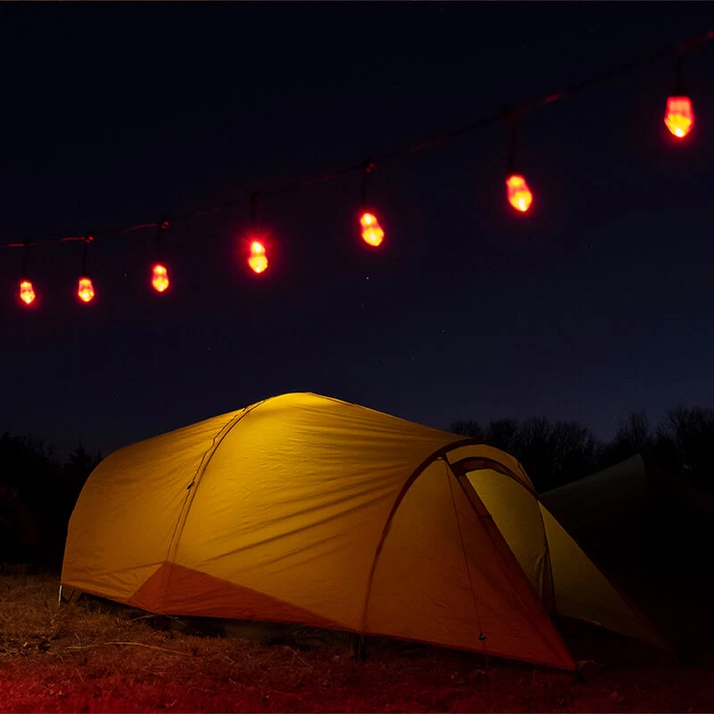 Enbrighten USB-Powered Solar Acrylic Cafe String Lights, 12' 4 Enbrighten USB-Powered Solar Acrylic Cafe String Lights, 12' - Image 2