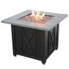 Endless Summer LP Gas Outdoor Fire Pit With Weathered Woodgrain-Printed Mantel -RV Camping Store Sale 382372 1