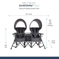 Go With Me Duo Deluxe Portable Double Chair 9 Go With Me Duo Deluxe Portable Double Chair -RV Camping Store Sale 384239 GGRR 2