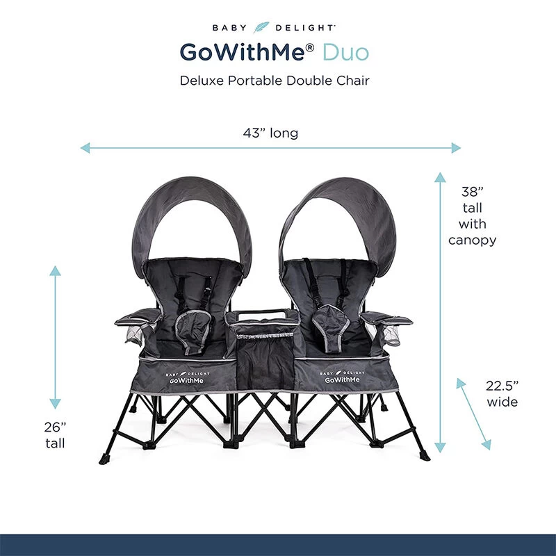 Go With Me Duo Deluxe Portable Double Chair 4 Go With Me Duo Deluxe Portable Double Chair - Image 2