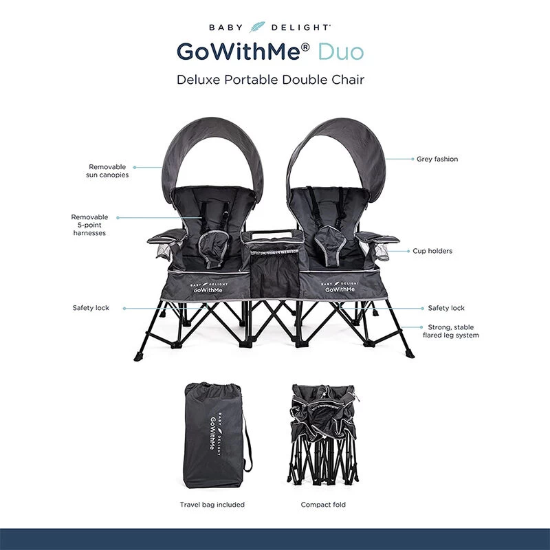 Go With Me Duo Deluxe Portable Double Chair 5 Go With Me Duo Deluxe Portable Double Chair - Image 3