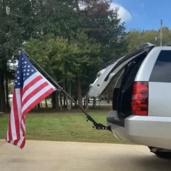 Glory Pole Tiltable 2" Hitch Flagpole Short Mount With 6' Flagpole -RV Camping Store Sale 384387 3