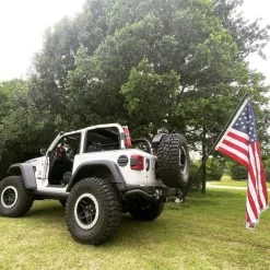 Glory Pole Tiltable 2" Hitch Flagpole Short Mount With 6' Flagpole -RV Camping Store Sale 384387 5