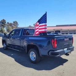 Glory Pole OEM Gooseneck Flagpole Mount With 6' Flagpole For 3' X 5' Flags -RV Camping Store Sale 384391 5