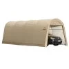 ShelterLogic Auto Shelter 10 X 20 X 8 Round Style, Sandstone Cover -RV Camping Store Sale 630021 SANDSTONE 1