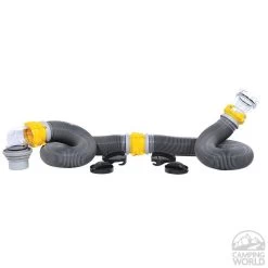 Camco Mega All In One, 9 Piece, 20' Sewer Drain System -RV Camping Store Sale 630070 GRAYYELLOW 2