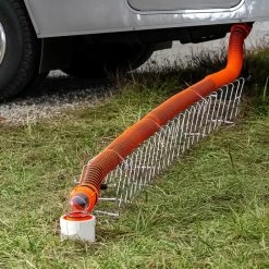 Camco Aluminum Folding Sewer Hose Support 11 Camco Aluminum Folding Sewer Hose Support -RV Camping Store Sale 630082 ALUMINUM 2