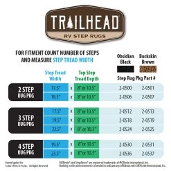 Prest-o-Fit Trailhead RV Step Rugs For MORryde StepAbove Steps, 4-Piece Set 23 Prest-o-Fit Trailhead RV Step Rugs For MORryde StepAbove Steps, 4-Piece Set -RV Camping Store Sale 670198 BUCKSKINBROWN 6