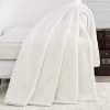Enclave Reversible Sherpa Throw, 50" X 60" -RV Camping Store Sale 670295 IVORY 1