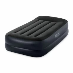 Intex 16.5" Dura-Beam Pillow Rest Raised Airbed W/QuickFill Plus Internal Pump