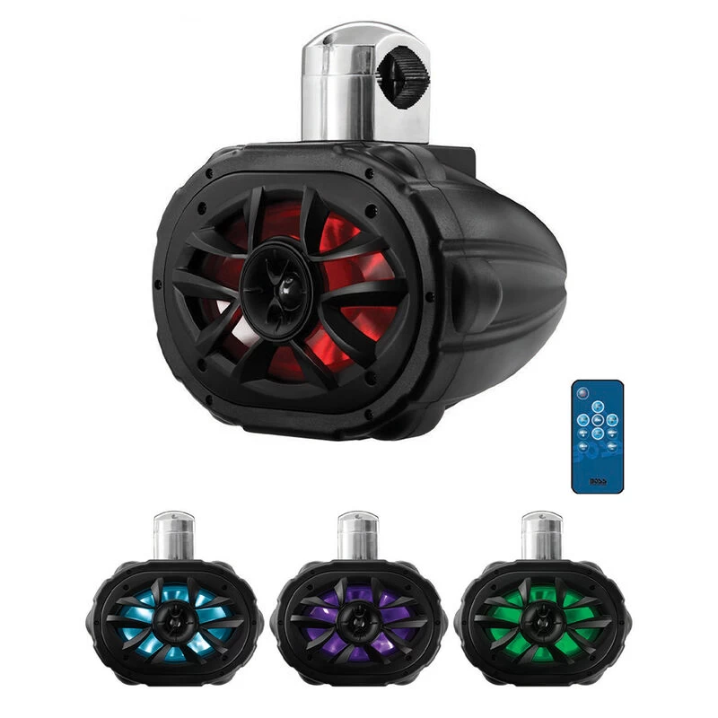 Boss Audio MRWT69RGB 6" X 9" Two-Way Waketower Speaker, Each 3 Boss Audio MRWT69RGB 6" X 9" Two-Way Waketower Speaker, Each