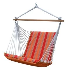 Algoma Sunbrella Soft Comfort Cushion Hanging Chair -RV Camping Store Sale 755733 ORANGERED 3
