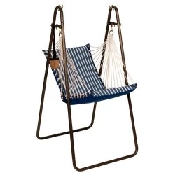 Algoma Sunbrella Soft Comfort Cushion Hanging Swing Chair And Stand