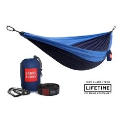 Grand Trunk Double Deluxe Hammock With Straps 9 Grand Trunk Double Deluxe Hammock With Straps -RV Camping Store Sale 755903 NAVYLIGHTBLUE 2