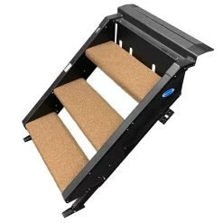Prest-O-Fit Trailhead RV Step Rugs For MORryde 2nd Gen StepAbove 3-Step, 19.5"W, 3-Piece Set