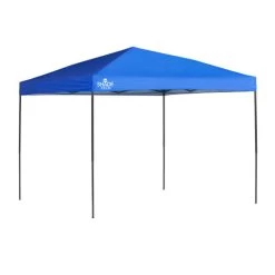 ShelterLogic Shade Tech ST100 Straight Leg Pop-Up Canopy, 10' X 10', Blue